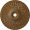 Ekena Millwork Galveston Medallion (Canopies up to 4 3/4"), 36 5/8"OD x 3 5/8"ID x 2 3/8"P, Smokey Topaz Crackle CM36GLSTC - alternate 1